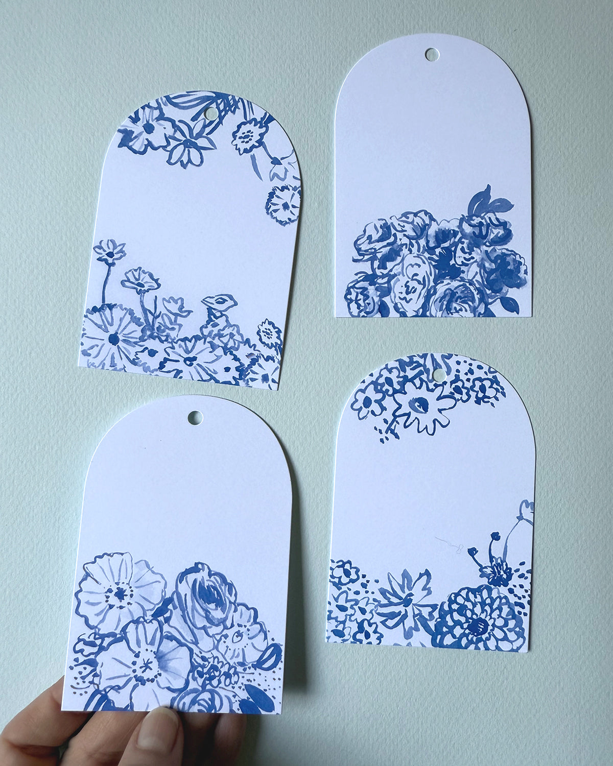Cosmos Gift Tag - Set of 4