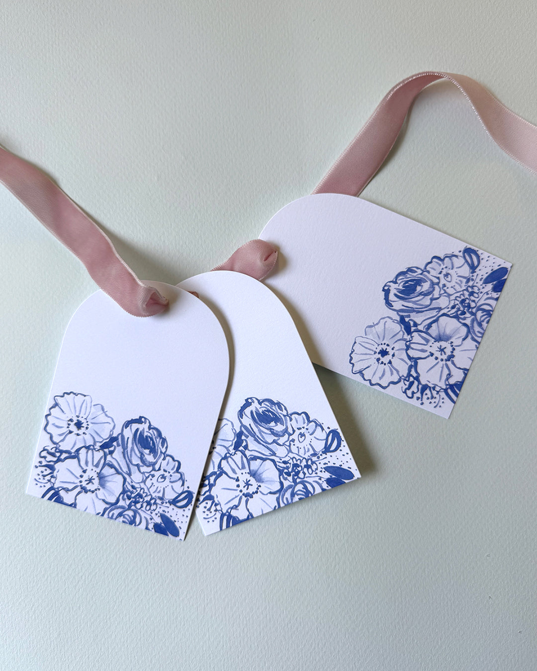 Poppies Gift Tag - Set of 4