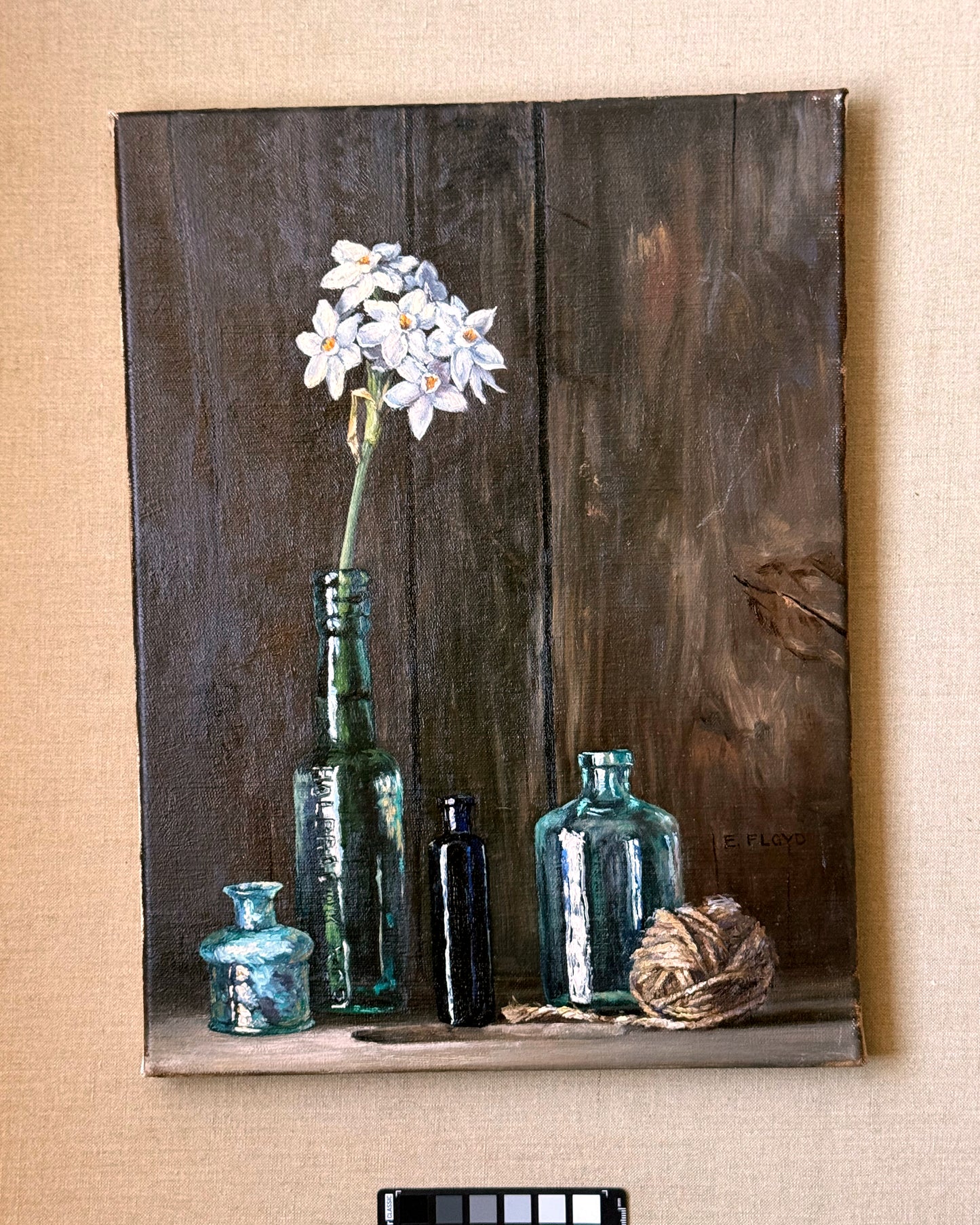ORIGINAL ART: Paperwhites, unframed oil painting, 12 x 16 inches