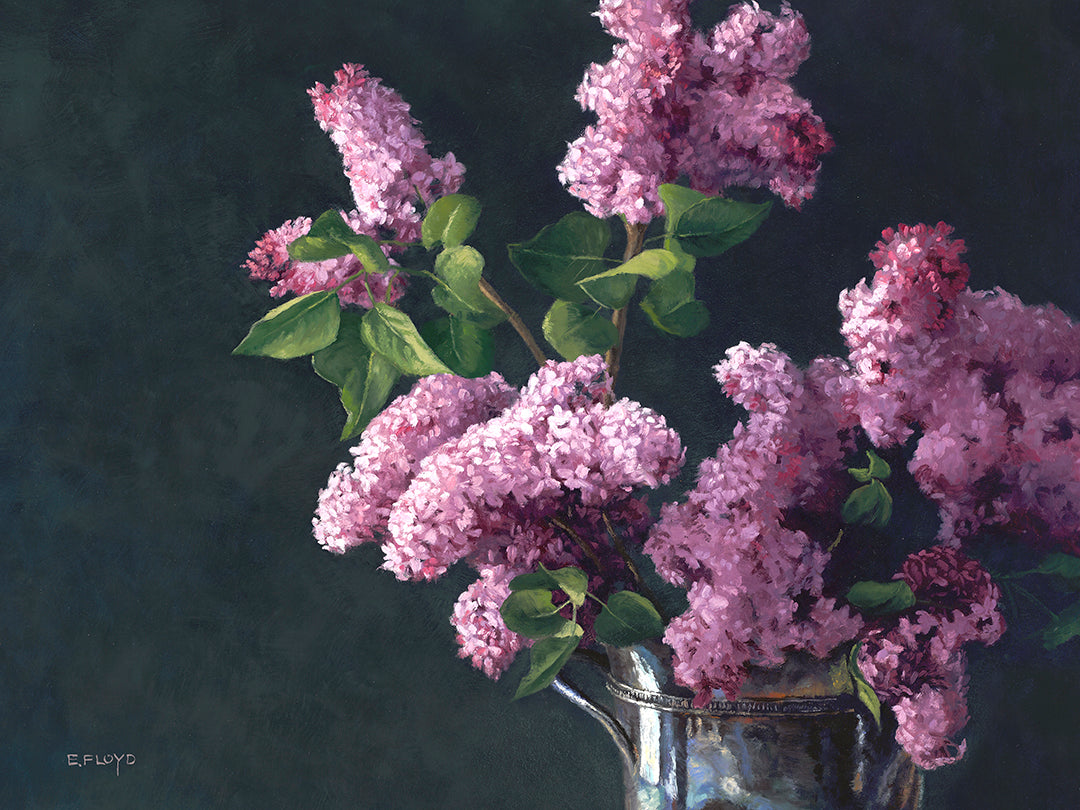 Lilacs, Canvas Art Print, Stretched 1.25" Deep