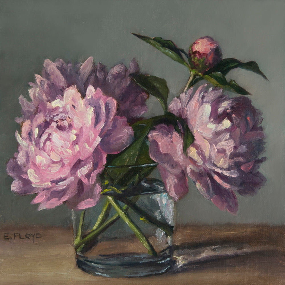 Pink Peonies Fine Art Matted Prints, 11x14