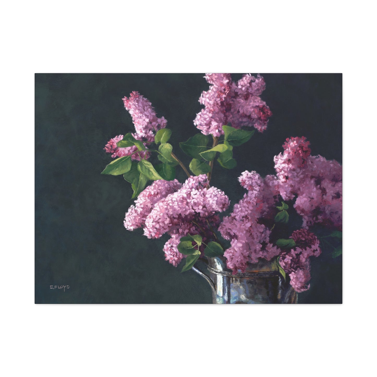 Lilacs, Canvas Art Print, Stretched 1.25" Deep