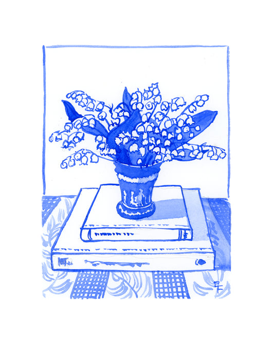Lily of the Valley Fine Art Print on Paper