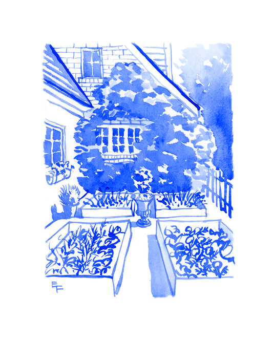 Kitchen Garden Fine Art Print on Paper