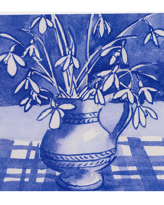 Snowdrops Fine Art Matted Prints, 8x10