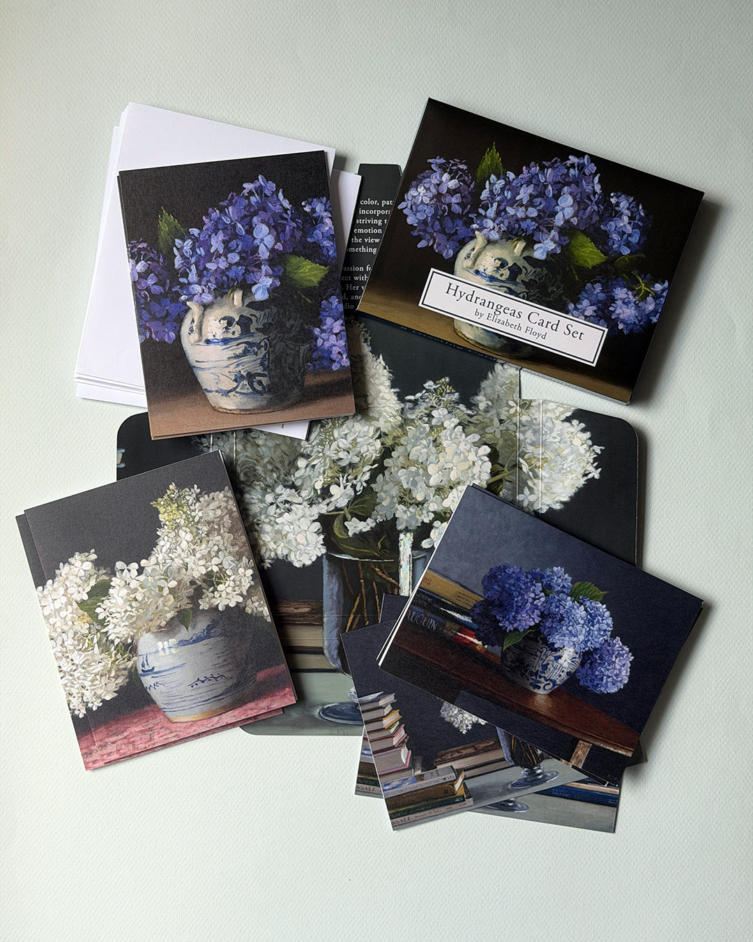 Hydrangeas Greeting Card Set