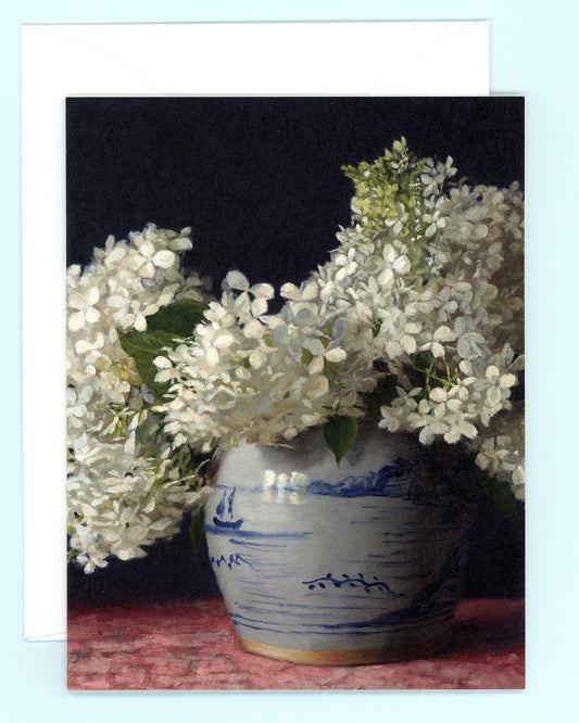 Limelight Hydrangeas Greeting Card