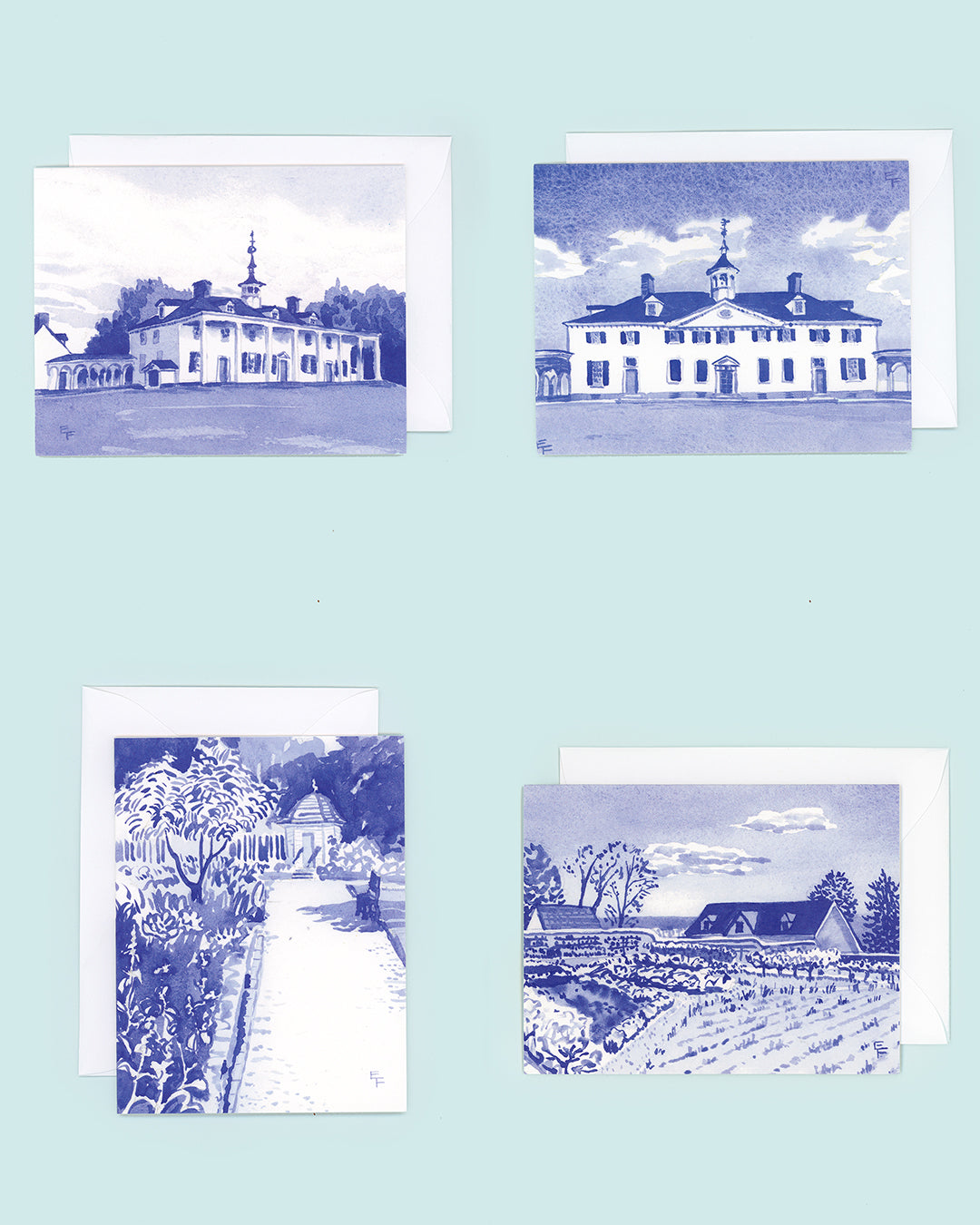 Wholesale: Mount Vernon Greeting Card Set