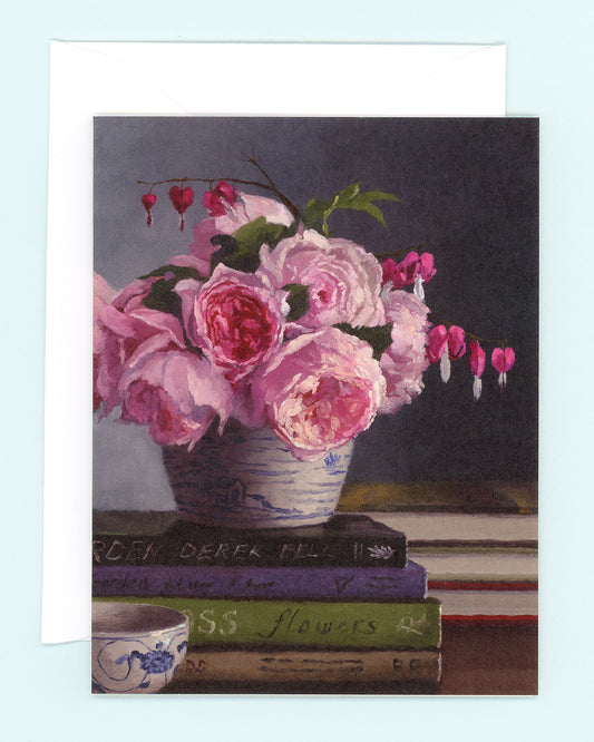 Tea and Roses Greeting Card