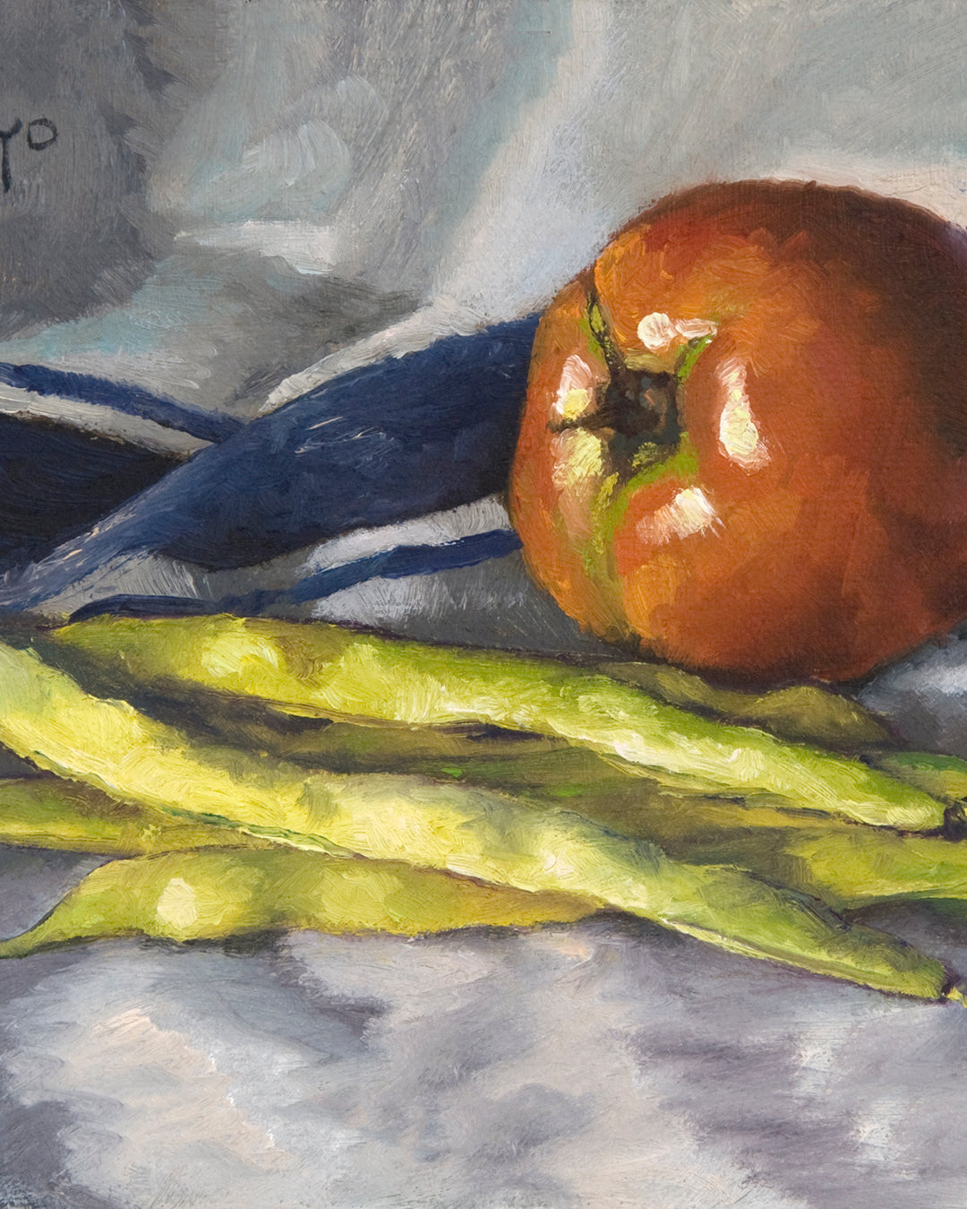 Tomato and Shelling Beans - 8"x10" print