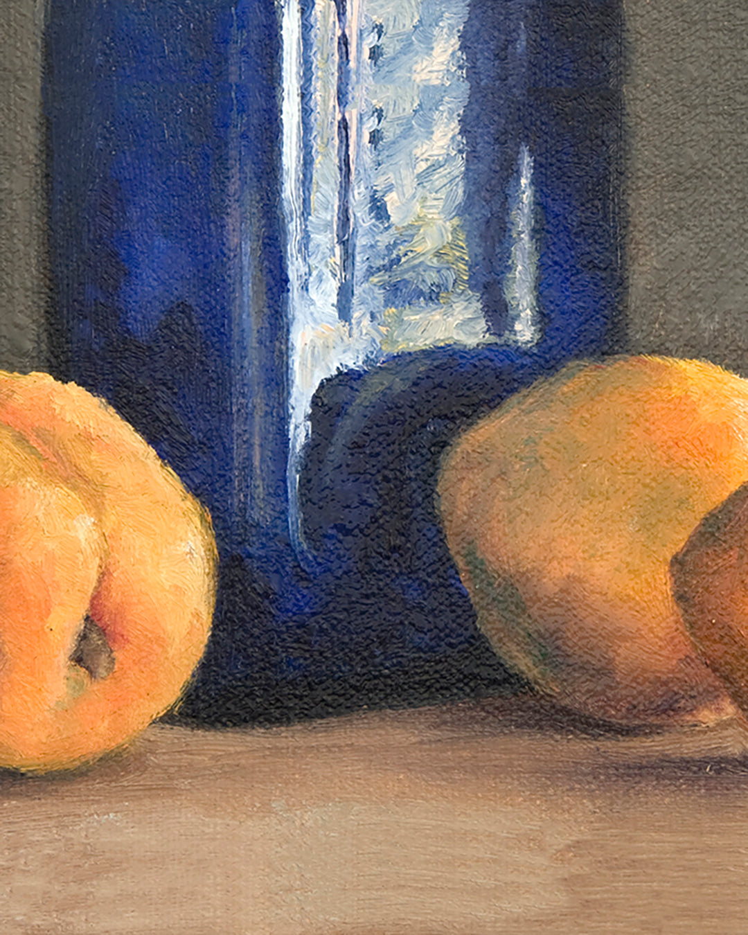 Apricots and Blue Bottle - 8"x10" print