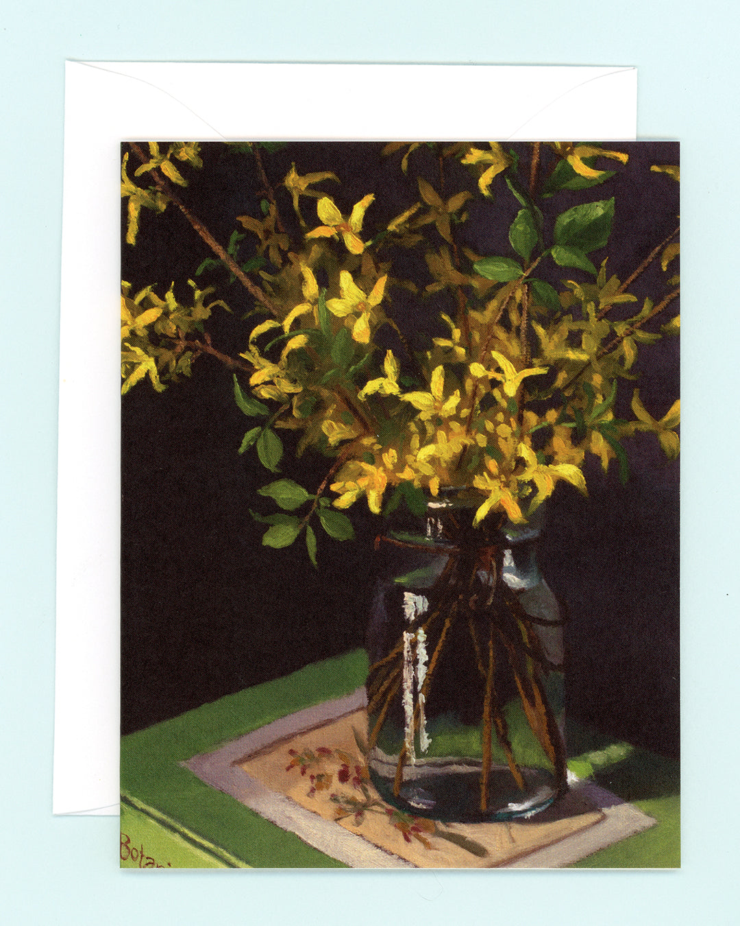 Forsythia Greeting Card