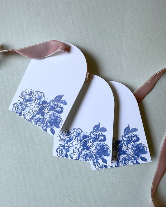 Roses Gift Tag - Set of 4