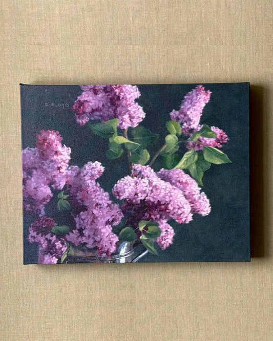 PRINT: Lilacs, Canvas Print, 14 x 11 inches