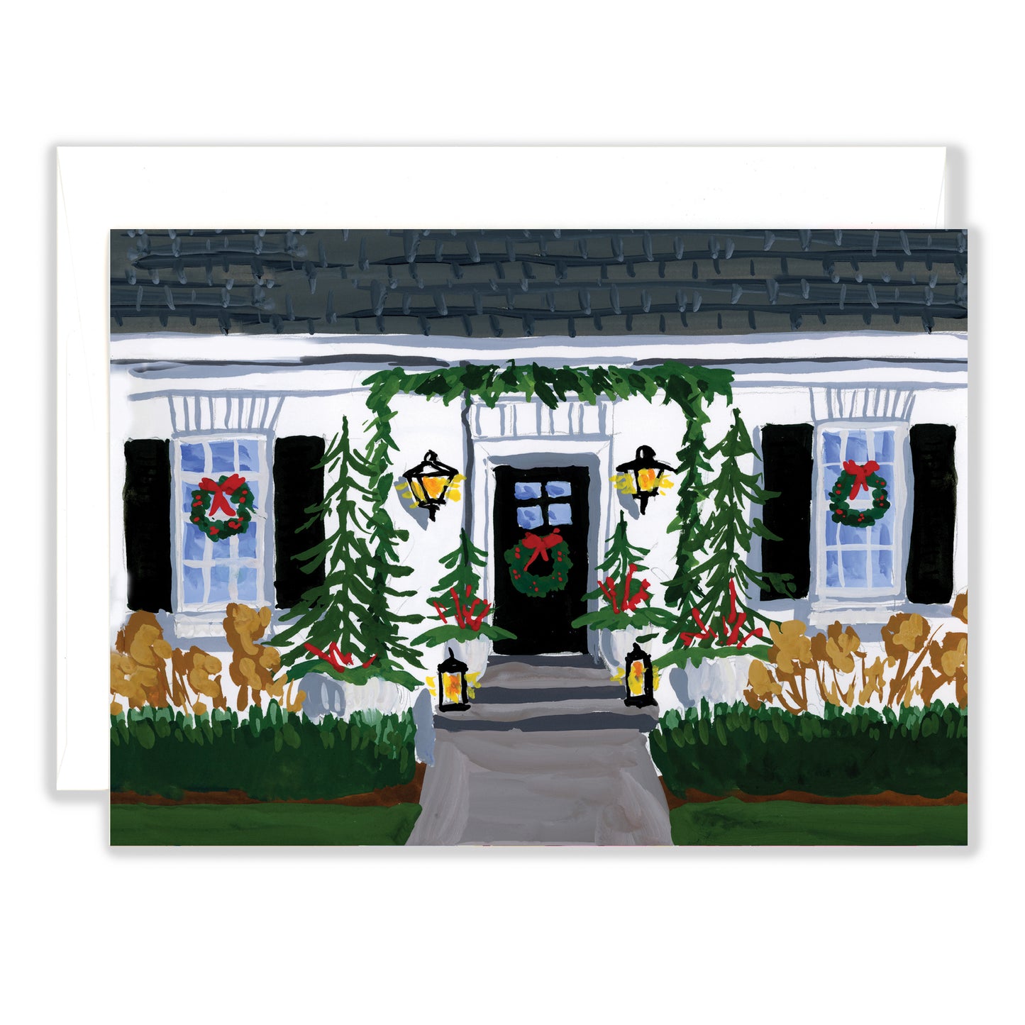 Holiday Home Greeting Card