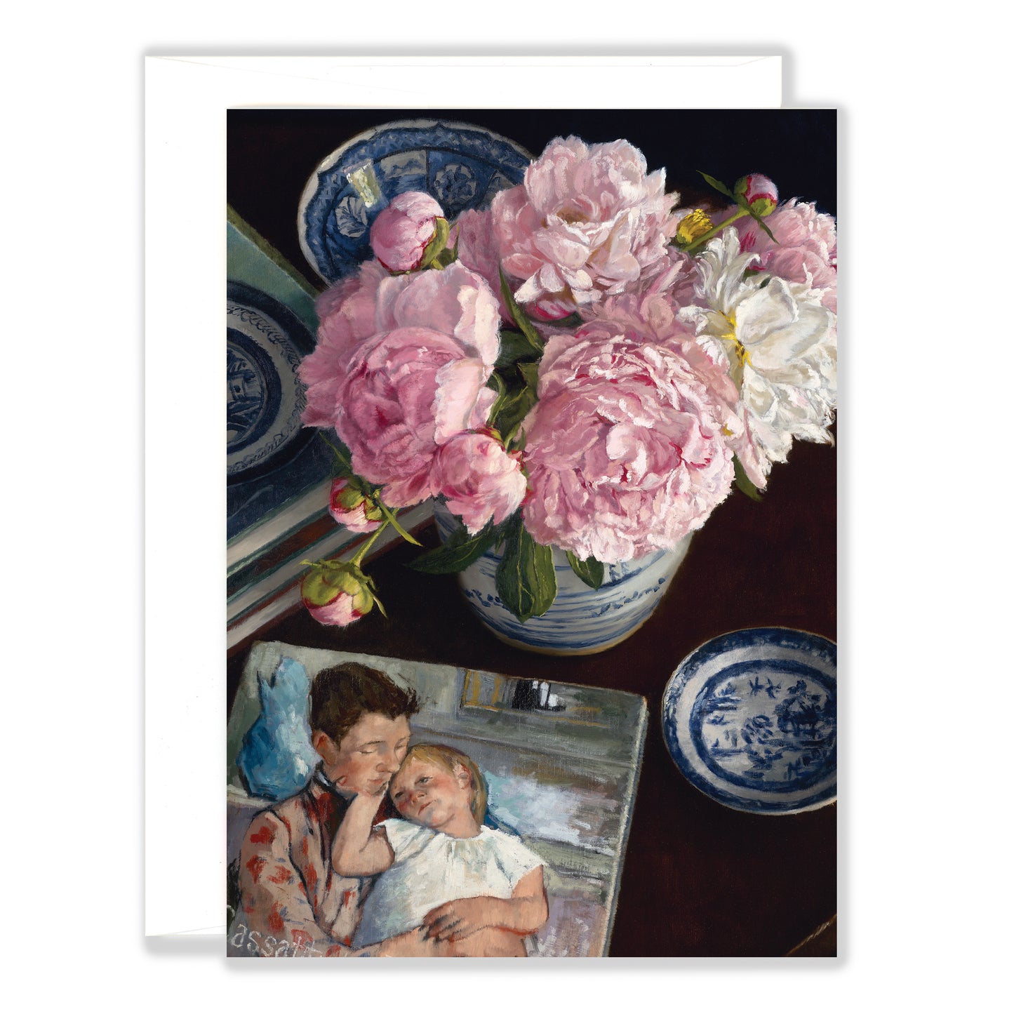 A Time to Love and Embrace (Peonies) Greeting Card